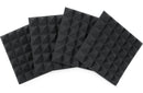 Gator Frameworks GFW-ACPNL1212PCHA-4PK 12x12" Acoustic Pyramid Panel - Charcoal, 4 Pack