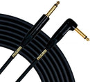 Mogami GOLD INSTRUMENT R18' Straight To Right-Angle 1/4in Instrument Cable - 18ft