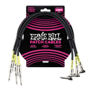 Ernie Ball 6076EB 1.5' Straight/Angle Patch Cables - 3 Pack