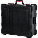 Gator GTSA-MIX12PU ATA-Molded Mixer Case w/ 12U Pop-Up Rack Rails - 21 x 19 x 7.5"