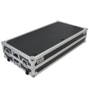 ProX XS-ZTABLE MK2 Station de travail DJ Z-Table | Table de Flight Case Portable avec poignées et roues en W