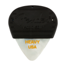 Fender MOJO GRIP Picks, Celluloid, 3-Pack - White Moto, Heavy