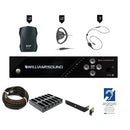 Williams AV FM 557-12 PRO D Large-Area Dual FM/Wi-Fi Assist Listen Syst:12 FM R37 R:Dante In,Coax Cable,Rack Panel Kit
