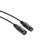 Câble de microphone Neumann IC 5 MT 5 broches et support pivotant intégré (32 pieds) (10 m) (noir)