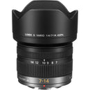 Panasonic Lumix G Vario 7-14 mm f/4 ASPH. Lentille