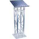 Global Truss GT-LECTURN F34 Pupitre de style ferme avec plateau finition plaque diamantée