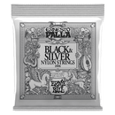 Ernie Ball 2406EB Ernesto Palla Cordes de guitare classique en nylon noir et argent