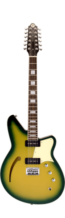 Reverend AIRWAVE 12 String Semi Hollow-Body Electric Guitar (Citradelic Sunset)