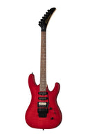 Kramer STRIKER KSFLFRHSSTRBF Guitare électrique HSS figurée - Rouge transparent