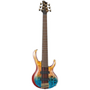 Ibanez BTB1936-SFL BTB Premium 6 String Curly Maple/Walnut Top W/Gig Bag-Sunset Fade Low Gloss - Red One Music