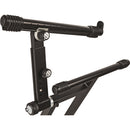 Quiklok QL742 Support de clavier à double renfort à 2 niveaux de style X