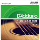 D'Addario EJ18 PB CONDUCTIONS DE GUITARE ACUSTIQUE lourde Set 14-59
