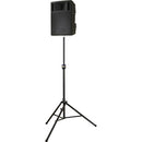 Ultimate Support Ts99Bl Aluminum Speaker Stand With Leveling Leg Matte Black - Red One Music