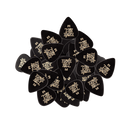 Ernie Ball 9114EB Médiators noirs moyens, sac de 144