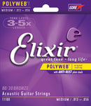 Elixir 8020 Acou Gtr-6 Str-Pw-Med 11100 Scale 013-056 - Red One Music