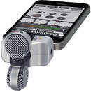 Zoom Iq7 Mid-Side Stereo Microphone Zoomiq7 Mid-Side Stereo Microphone For Ios Devices With Lightning Connector - Red One Music
