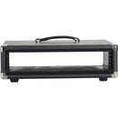 Gator GR-RETRORACK-2BK Vintage Amp Vibe Rack Case - 2U Black