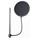 K&M 23966 Black Black Double Nylon Screen Pop Filter - Red One Music