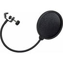 K&M 30700 Black Pop Killer Double Layer Pop Filter Black - Red One Music
