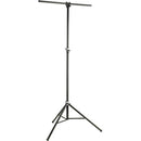 K&M 24620B Aluminum Stand Aluminum Stand With 4 Crossbar Black 98 - Red One Music
