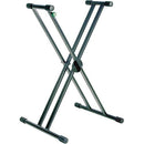 K&M 18993 Keyboard Stand 20 X-Style Keyboard Stand Black - Red One Music