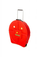 Hardcase HNP12CYM24R Étui pour cymbale 24" avec roulettes (Rouge)