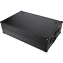 Prox XS-ZTableBljr DJ Z-Table Junior Compact Workstation Flight Base avec table et roues - noir sur noir