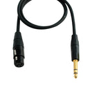 Digiflex HXFS-3 1/4" TRS To XLR Female Adaptor Cable - 3 Foot