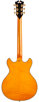 D'Angelico EXCEL MINI DC Semi Hollow-Body Electric Guitar (Vintage Natural)