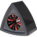 Rycote 107302 Triangle Mic Flag Black - Red One Music