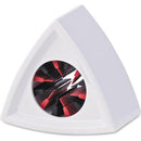 Rycote 107308 Triangle Mic Flag White - Red One Music
