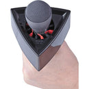Rycote 107302 Triangle Mic Flag Black - Red One Music