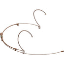 Countryman H6OW6LSL Casque omnidirectionnel avec câble amovible et connecteur TA4F pour émetteurs sans fil Shure (beige)