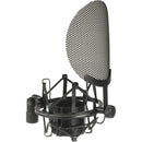 Golden Age Project SP1 Shock Mount with Metal Pop Filter - Red One Music