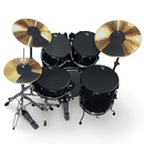 Vic Firth MUTEPP4 Drum Mute Pack w/ 10”, 12”, 14”(2), 22", HiHat & Cymbal (2)