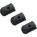 Audio-Technica AT8163 Windscreens for the BP894 Headworn Microphone - 3pcs, Black