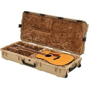 SKB 3I-4217-18-T iSeries Waterproof Acoustic Guitar Case w/Wheels - Tan