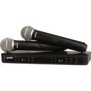 Shure BLX288/PG58-H10 Système de microphone portable sans fil double canal avec capsules PG58 (H10 : 542 à 572 MHz) 