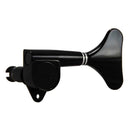 Grover GR144BC Mini Mécaniques pour Basse Électrique - 2+2 Noir Chrome