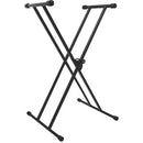 On-Stage Ks7191 Classic Double-X Keyboard Stand - Red One Music