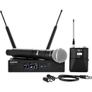 Shure QLXD124/85 Handheld and Lavalier Combo Wireless Mic System (X52: 902 to 928 MHz)