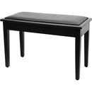 Banc de piano de luxe On-Stage KB8904B avec compartiment de rangement