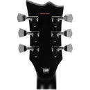 Esp E-Ii Eclipse Ec-Bb Electric Guitar Black Satin - Red One Music