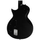 Esp E-Ii Eclipse Ec-Bb Electric Guitar Black Satin - Red One Music