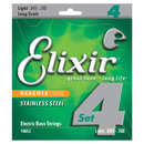 Elixir 14652 4-String Light Long Scale 045 065 080 100 - Red One Music