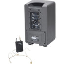 Samson EXPEDITION XP106WDE Battery Powered Pa With Headset Mic - Red One Music