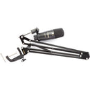 Marantz Professional Pod Pack 1 Usb Microphone With Broadcast Stand Amp Cable Kit - Red One Music