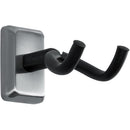 Gator Gfw-Gtr-Hngrsch Wall-Mounted Guitar Hanger With Chrome Mounting Plate - Red One Music