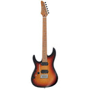 Ibanez AZ2402L Prestige Guitar Left-Handed - Tri Fade Burst Flat - Red One Music