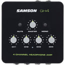 Samson Qh4 Headphone Amplifier - Red One Music